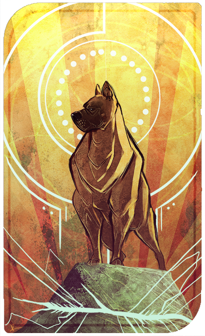 pugletto: Shale and Dog cards.  [Commission Info] | [My Patreon]