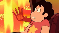 finna-hallipinya:I’m really thinking that this isn’t one if our gem’s hand. There’s no gem for Garnet, the arm itself is too thick for Pearl, and the fingers are too long for Amethyst. Not to mention that in Giant Woman, it was mentioned that