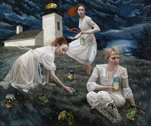 Light Keepers by Andrea Kowch(Artist’s website)