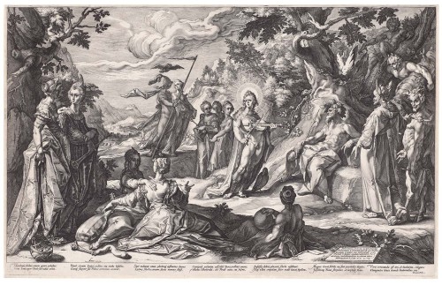 ″The judgement of Midas” by Hendrick Goltzius, 1590