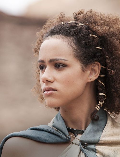 Nathalie Emmanuel portrait as Missandei for Game of Thrones. (via Game of Thrones)