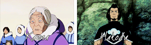 korraang:  The Gaang and their families  Sokka, Katara &amp; Aang