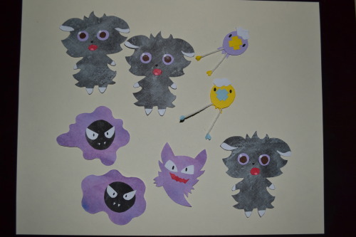 volcanize:I finally did it guys! I made a few pokemon collage/paper art stickers!! These are the one