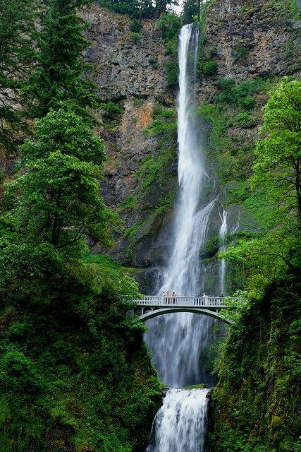 rosesinaglass:Multnomah Falls by AgarwalArun on Flickr.