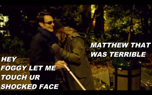 ellicelluella: HAPPY MATTFOGGY WEEK!!! kicking things off with a twist on my favorite scene&nbs