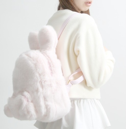 honeysake:♡ Fluffy Bunny Backpack (3 Colours) - Buy Here ♡Discount Code: honey (10% off your purchas