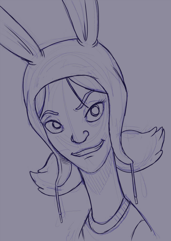 Louise Belcher from Bob&rsquo;s Burgers. 