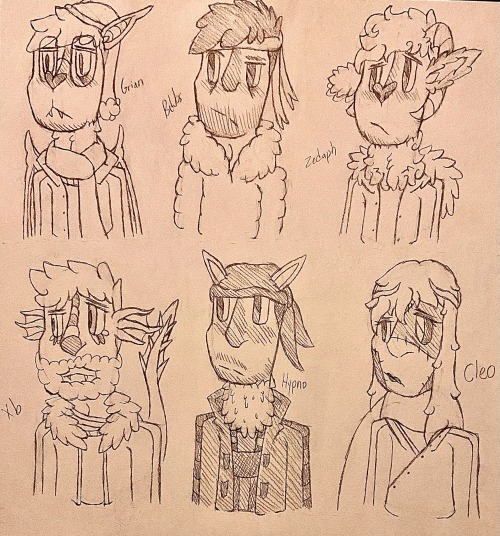 So, I've Been Working On Some Concept Doodles For The Hermits In Frozen Over AU. This Post Is Just Little