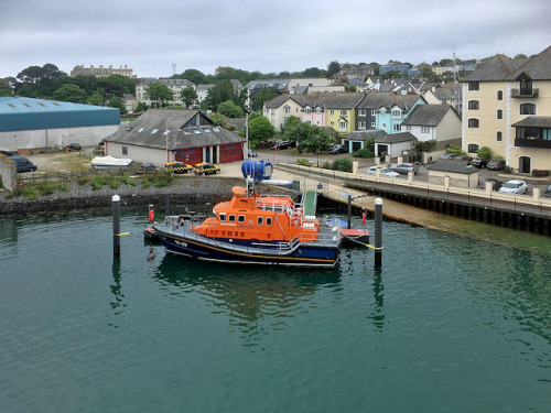Lifeboat at RNLI Falmouth Harbour