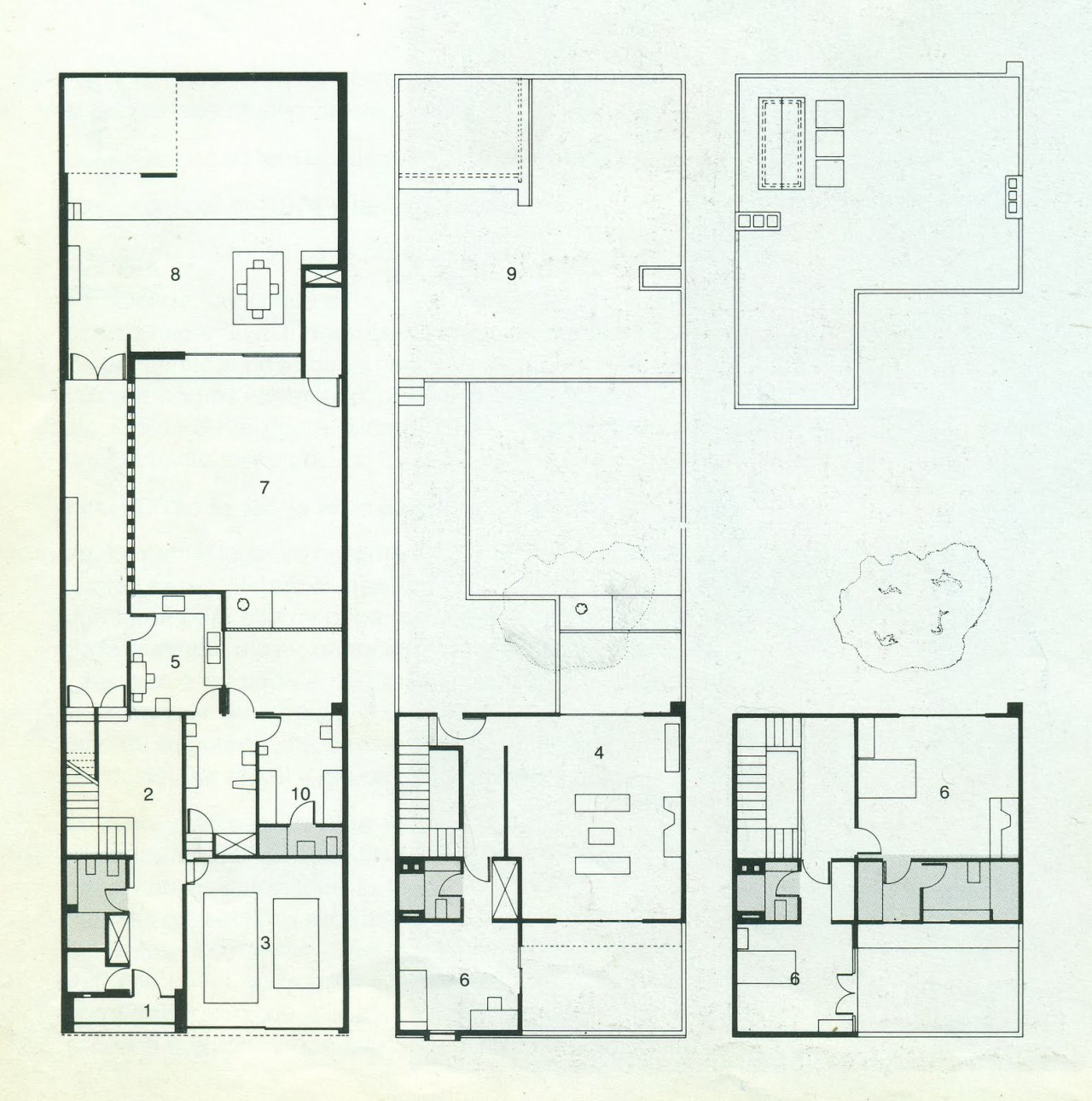 plans-of-architecture-luis-barragan-casa-gilardi-1976-tacabaya-mexico