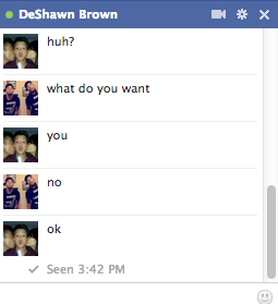 Me and DeShawn&rsquo;s relationship&hellip;actually&hellip;me and everyone&rsquo;s