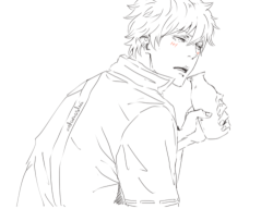 netamashii:  flirty drunk gintoki ✧*:・ﾟ(◡‿◡✿)*:・ﾟ✧