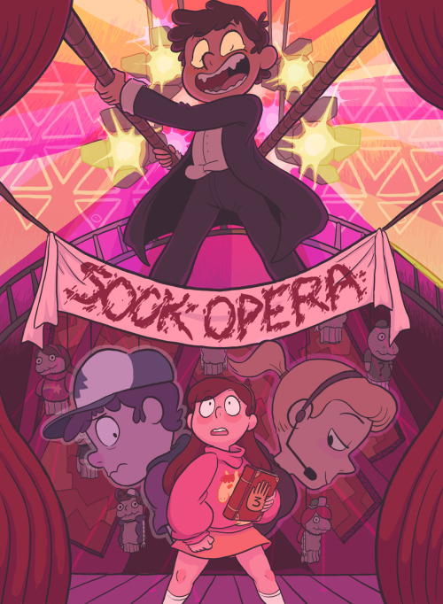 DAY 6, Entry #1 "SOCK OPERA" ✂ - halfys "Dipper! This sock crisis just bumped up to code argyle! Th