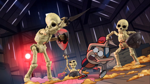 Gravity Falls 2x06 + homages to Ray Harryhausen’s creationsCyclops: The 7th Voyage of Sinbad (1958)S