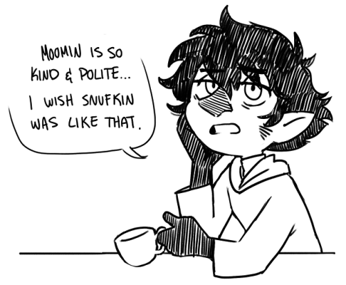 Tbh I Just Wanted To Draw Moominpapa Calling Out The Joxter