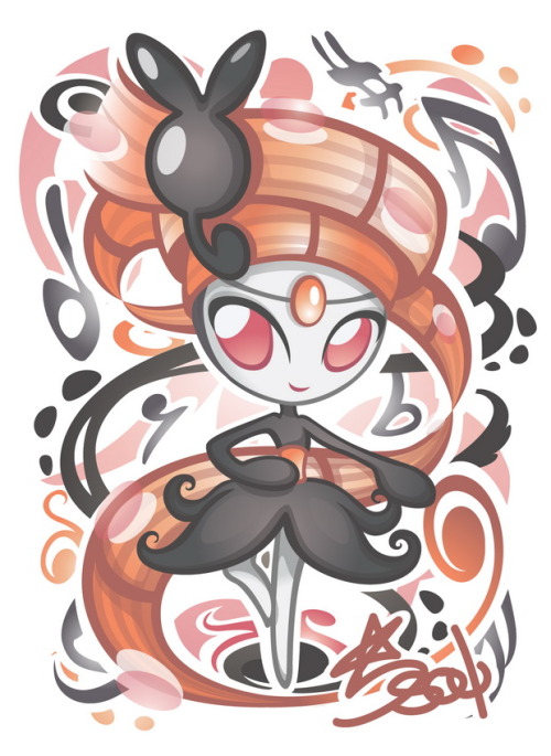 pokeprof:Meloetta Pirouette by ~Star-Soul