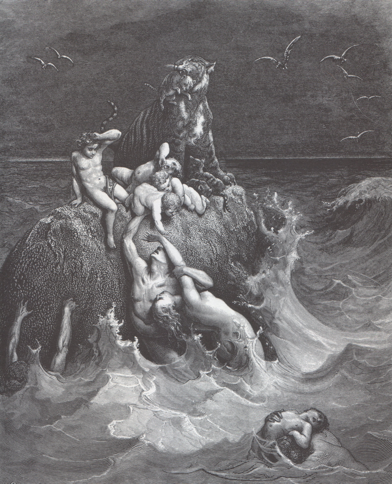 Gustave Dore. illustrations (and detail) from the King James Bible