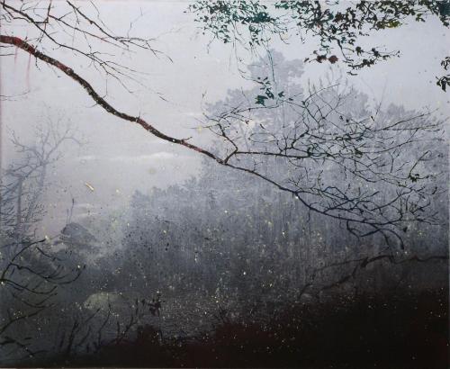 thunderstruck9: Elizabeth Magill (Irish, b. 1959), Grayscale (2), 2005. Oil on canvas, 137 x 168 cm.