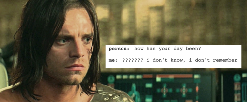 rhymeswithmonth:  Bucky Barnes as text posts                