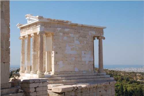 classicalmonuments:Temple  of Athena NikeAthens’ Acropolis, Greece420 BCEStylobate: 8.27 m x 5.64 m;