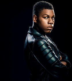 captainsphasma:  John Boyega photographed by Mark Mann for CNET Darth Maul is the movies’ least-explained character &amp; yet you find him the most interesting. Why?I  just remember being at school and seeing this black-and-red dude with  spikes coming