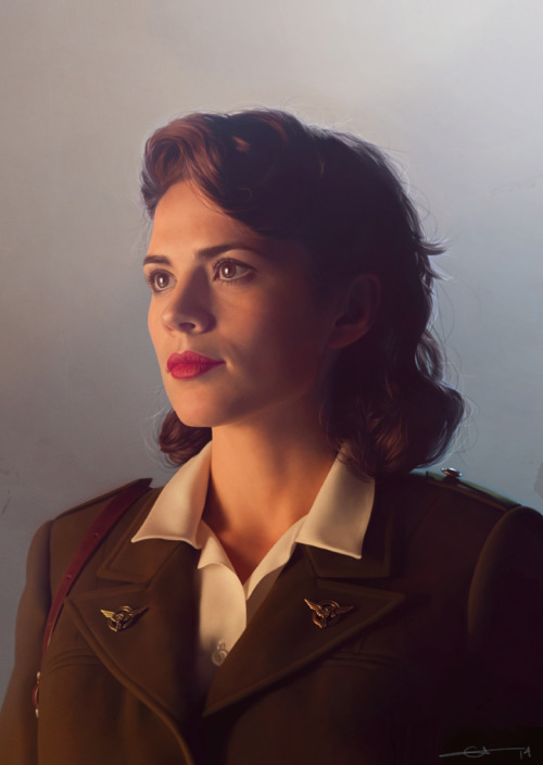 Porn photo euclase:  Agent Carter, drawn in PS. 