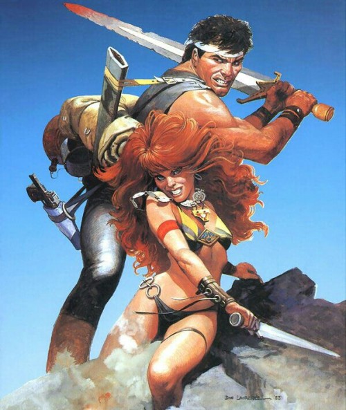 Even more images and art from Dutch scifi/fantasy comic, Storm, by Don Lawrence (1928-2003).I grew u