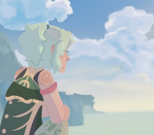 A Drawing Of My New Genshin Oc Aspen