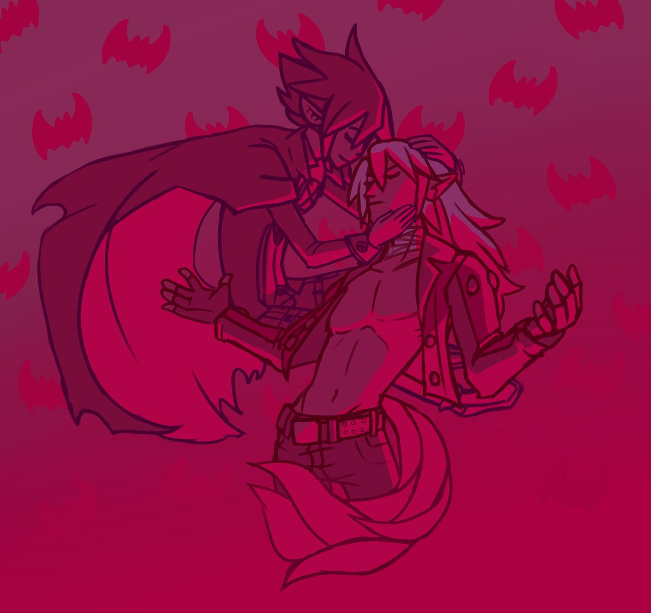 nikutsuneart:  @cosmicapproachart and I did a warmup otp trade and I was supposedly