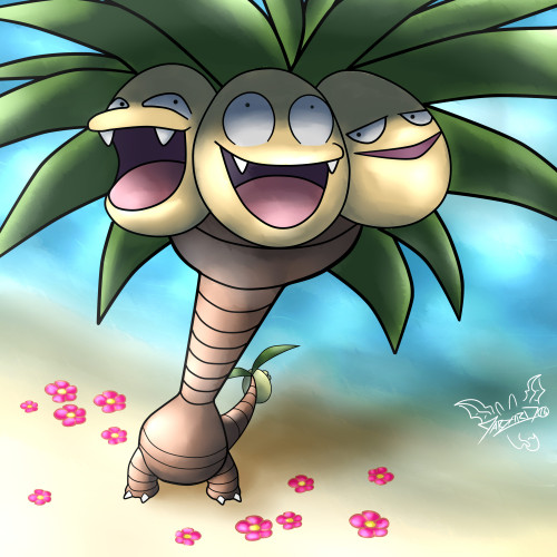 jarzardart: GREETINGS FROM ALOLA!!! Loving this new variation of Exeggutor and I’m so glad to 