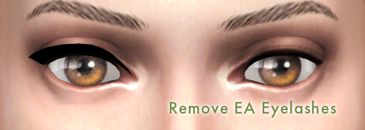 Remove EA Eyelashes Sims 4: How to Get Rid of the Default Lashes in Your Game