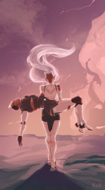 eight8xeight8:Hello everyone ^^ This is my second entry for Shallura week! It’s for day three, but m