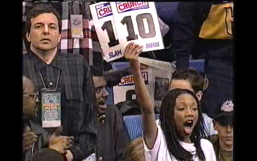 thesnobbyartsyblog:Brandy at that Dunk Contest Kobe Bryant won. She looked so good.