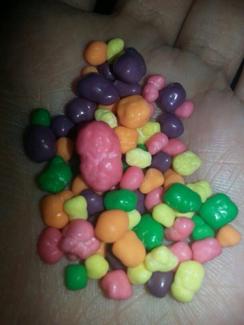 wammylamby:  A giant sour nerd.