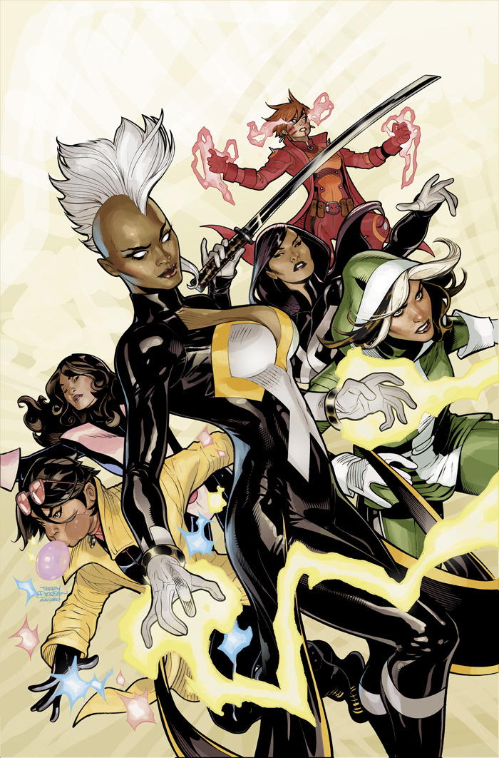 xcyclopswasrightx:   X-Women by Terry Dodson  Just using the picture of Jean to place