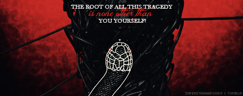 It was you who created this world in response to a selfish, trite, and nauseating wish. Now, no one 