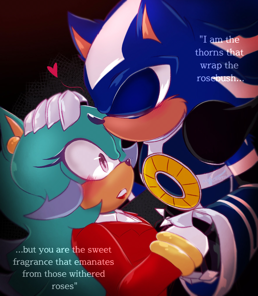 Breezie the hedgehog and Neo Metal Sonic