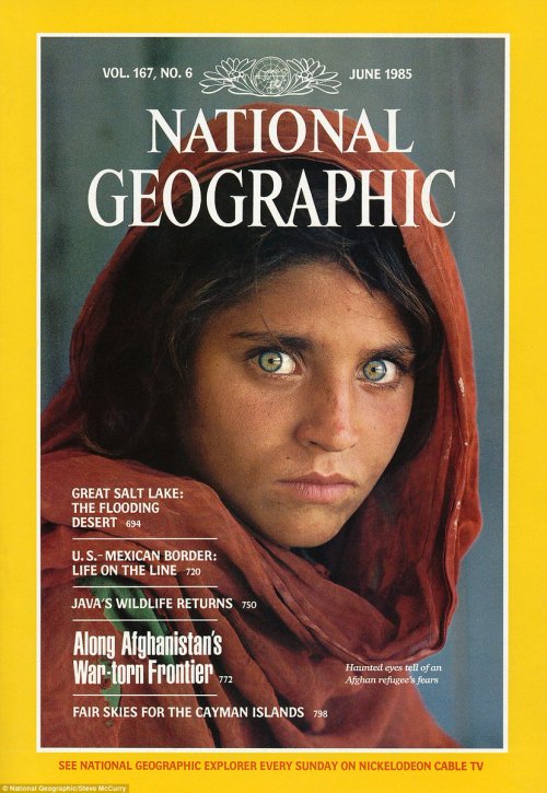 cheese-pizza: imransuleiman: 1985: National Geo make millions from ‘Afghan Girl’ portrai