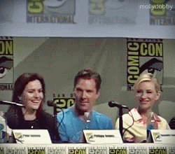 mollydobby:  Charmingly Gallant ~ Benedict Cumberbatch (SDCC 2014, WB panel - The
