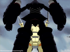 awesomerobotanimegifs:  Finishing Move Friday: Big O-Sudden Impact 
