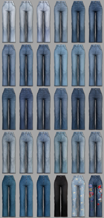 eunosims: straight fit wide denimDownload (Early Access) May 31 