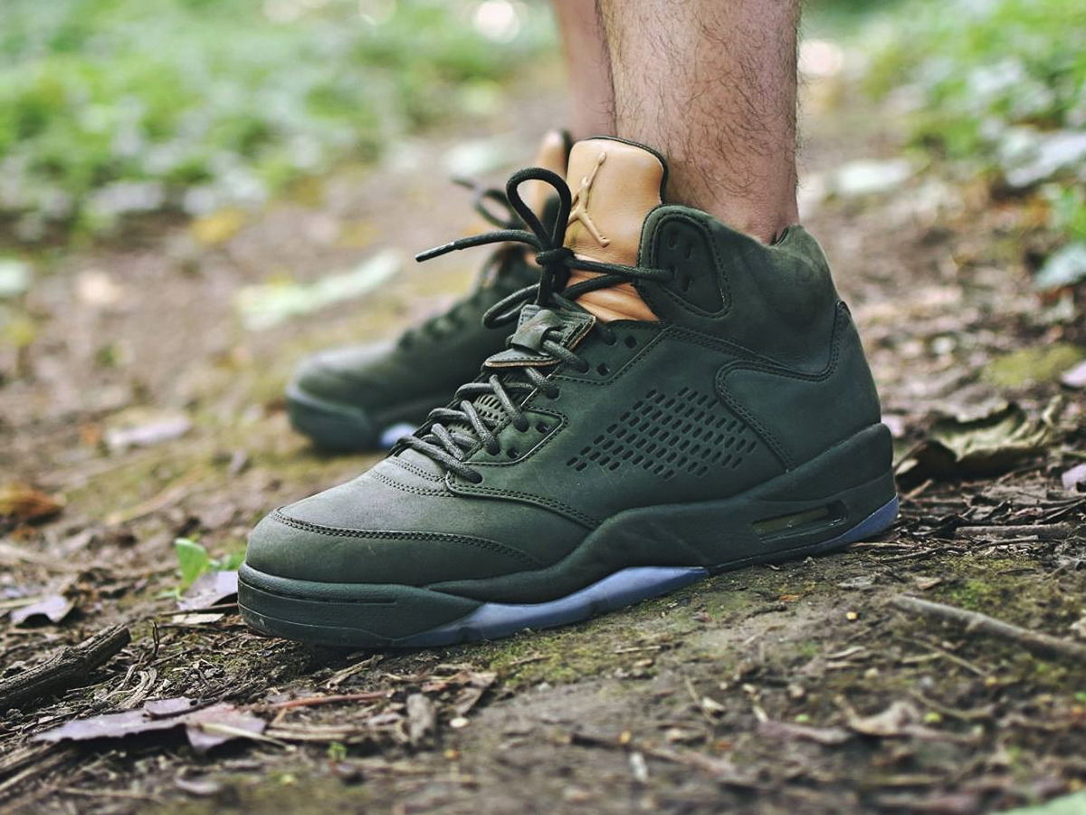 jordan 5 take flight on feet