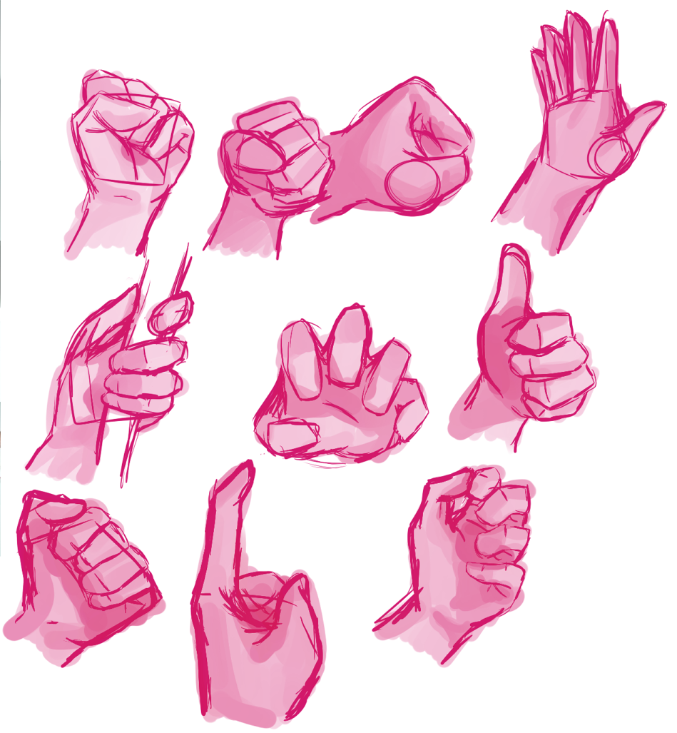 I was given incentive to practice hands and weeweesAnd I threw in some half ass shading