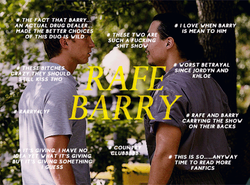 Outer Banks Relationships According To The Tags