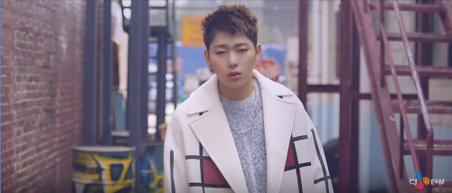 Block B’s new MV just debuted and Zico kills it as always in this coat by Ordinary People from the F