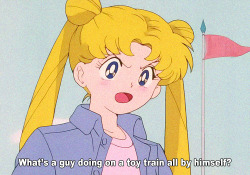 dreamrunnercarnival:  lol he’s so fucking salty because he’s like 37 years old sitting on a kids train alone lusting after a high school magical girl i love anime 