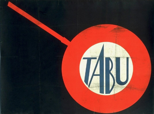 Julius Klinger, advertising for Tabu cigarette paper, 1919/1920. Vienna, Austria. © Photo: Kunstbibl