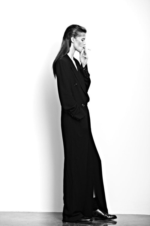 momentalconfashion:  Kasia Struss for Hugh Lippe in Exit Magazine F/W 2012 