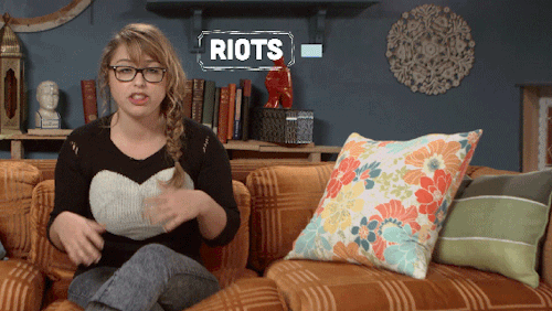 kiran4equality:  proudblackconservative:  redbloodedamerica:  badababa:  redbloodedamerica:  lacigreen:  mtvother:  Laci Green talks about the recent protests in a new Braless.  this week i talked to a lot of people who were outraged about shattered glass