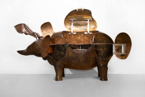 François-Xavier Lalanne, ‘Hippo Bar’, 1976-1996, Bronze, 105 x 200 x 67 cm (41.3 x 78.7 x 26.4 in). 